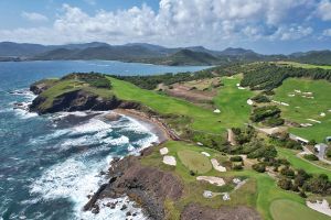 Cabot Saint Lucia (Point Hardy) 18th Aerial Reverse